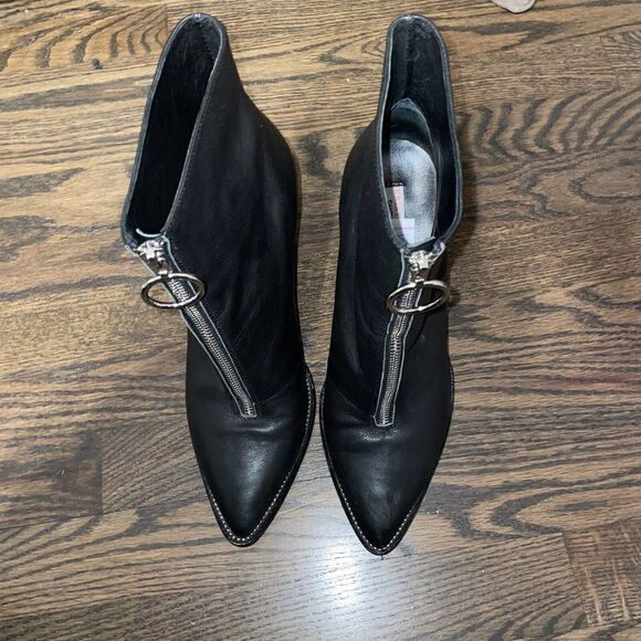 Chinese Laundry‎ Kristin Cavallari Ankle Boots 9.5 Zip Chunky Heel Pointed Toe - Picture 3 of 11